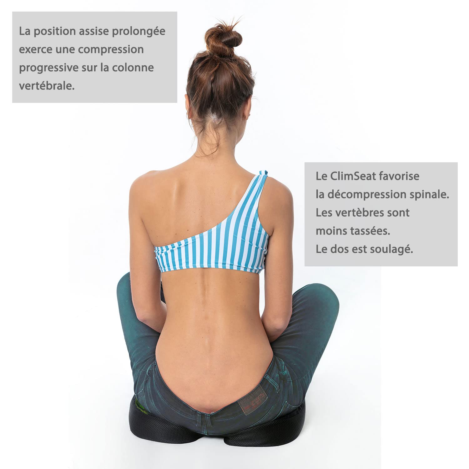 El Climseat - el Cojín de Refrescante y Ortopédica