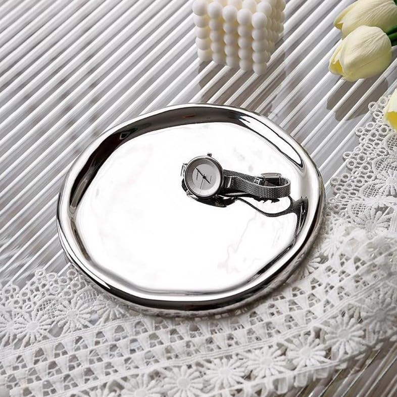 Amazon｜HARGIO アクセサリートレイ ジュエリートレイ 円型