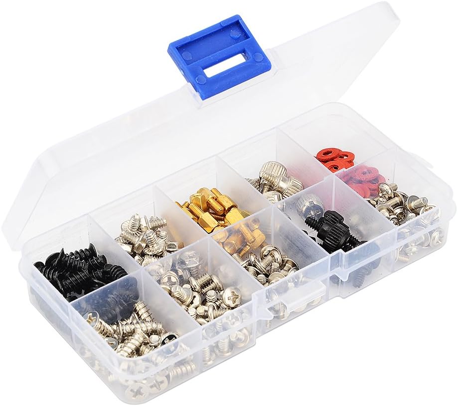 ASIV 228pcs Computer Screws Kit for Motherboard Optical Drive Fan