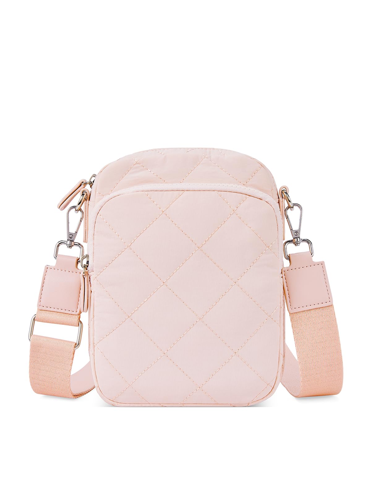 WESTBRONCO Small Quilted Crossbody Bags for Women Cell Phone Wallet Purse with Card Slots Lightweight, Soft and Waterproof Shoulder Purses