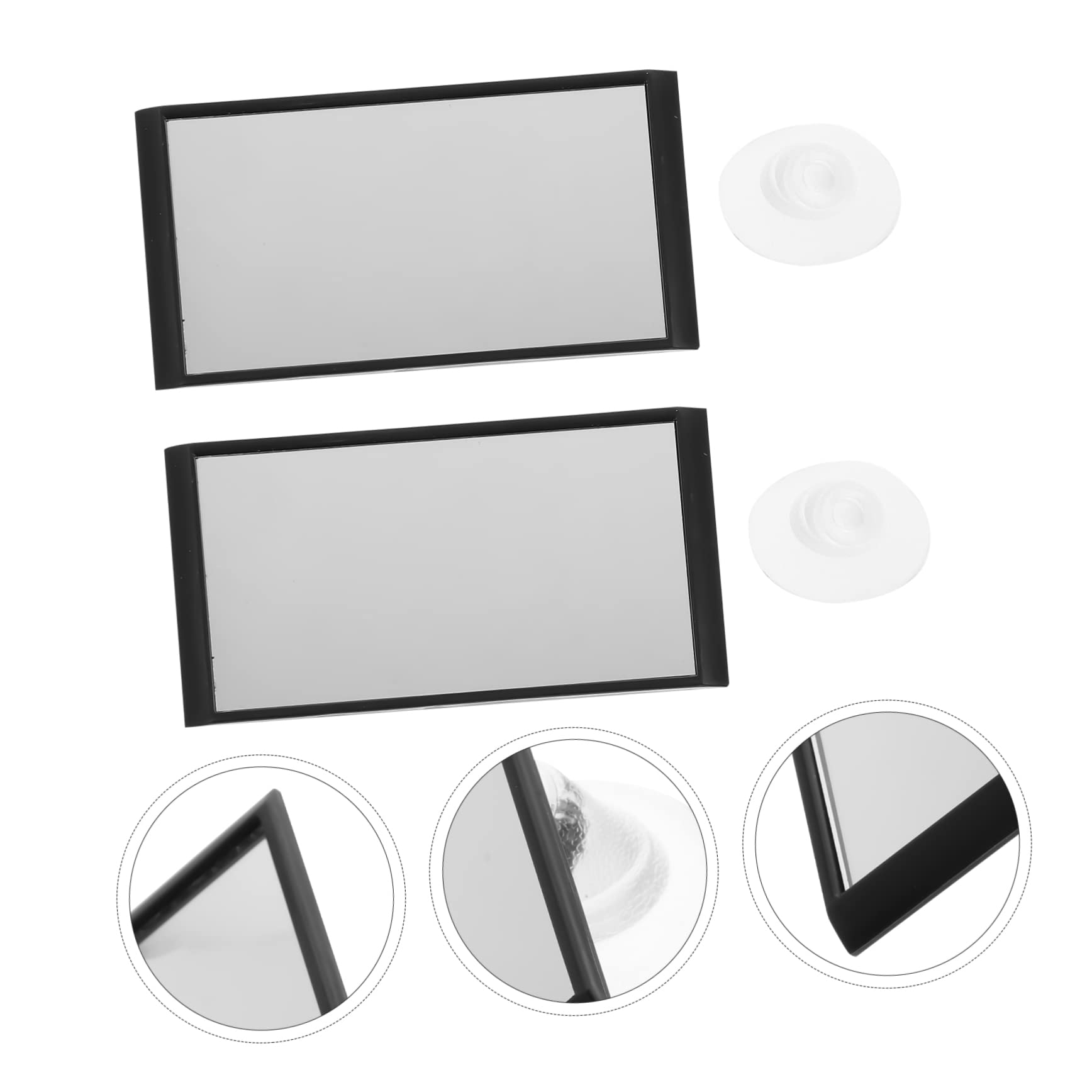 Yardwe 6 Pièces Rétroviseur Intérieur Observation Arrière pour Siège Miroir de pour Siège Arrière Voiture Installation Facile Matériau Durable Sécurité Renforcée