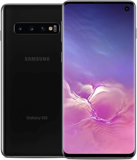 Samsung Galaxy S10 128GB 6.1" 4G LTE Fully Unlocked, Prism Black (Renewed)