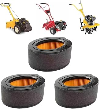 Chikia 951-10794 Air Filter For MTD Troy Bilt 751-10794 208cc Tillers | 951-14262 Yard Machines Outdoor Huskee Bolens