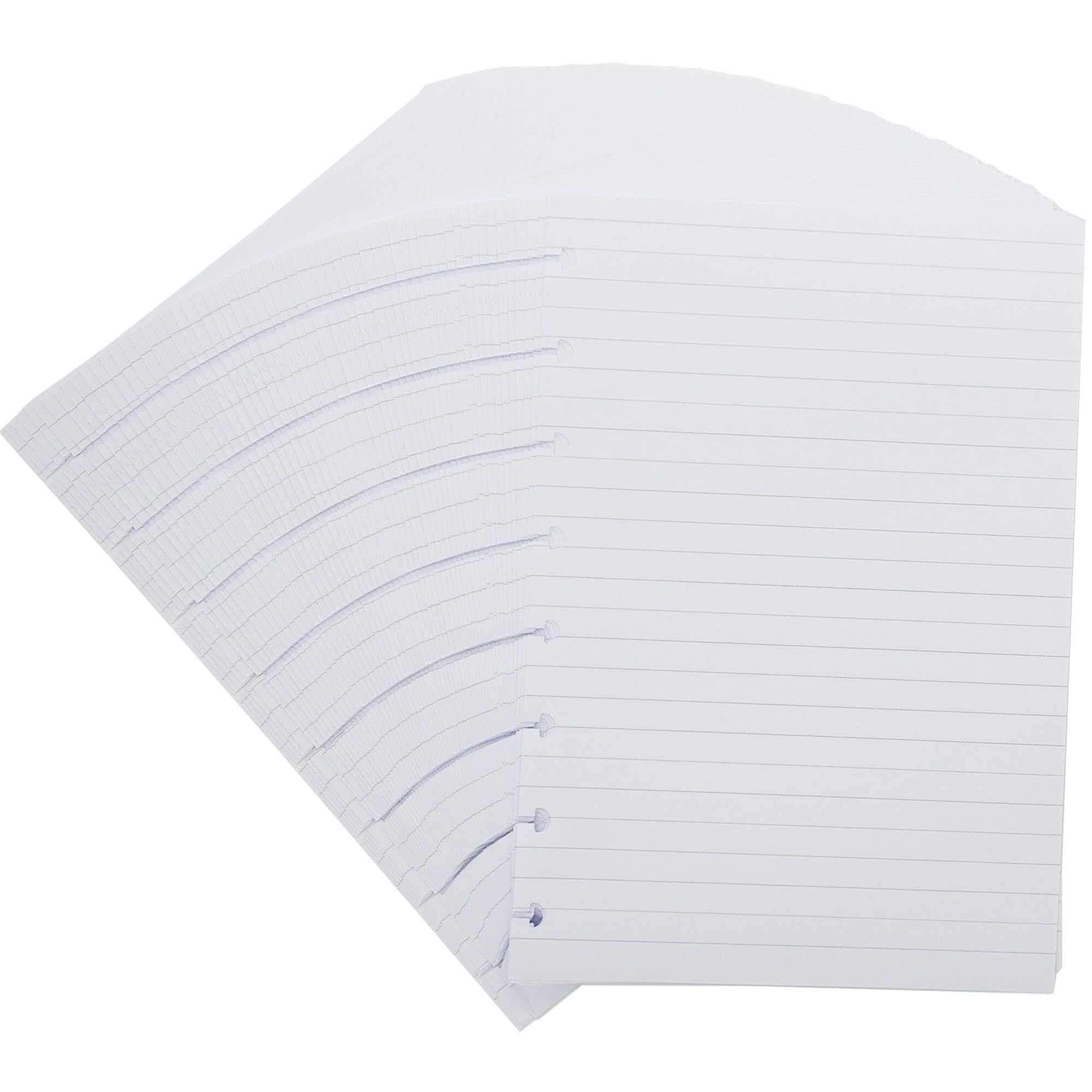ITSYHPRO A5 Discbound Refill Paper, 8-Hole, 60 Sheets, Lined, 120 Pages