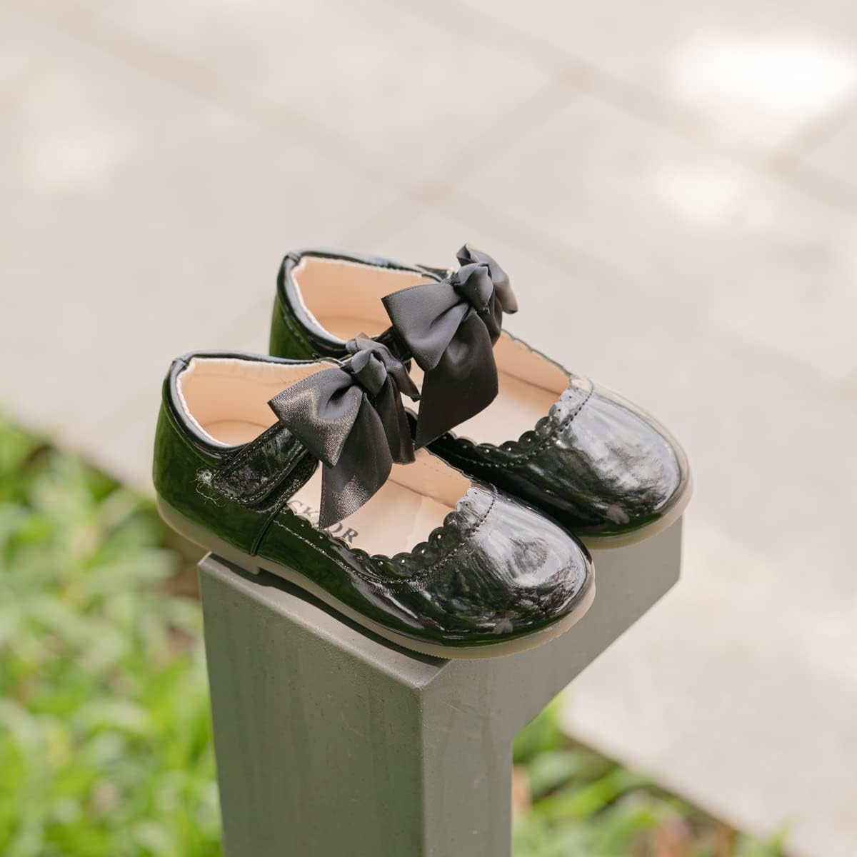 CENCIRILY Toddler Little Girls Flower Dress Shoes Mary Jane Ballet Flats Party School Bowknot Princess Wedding Shoes - Image 3