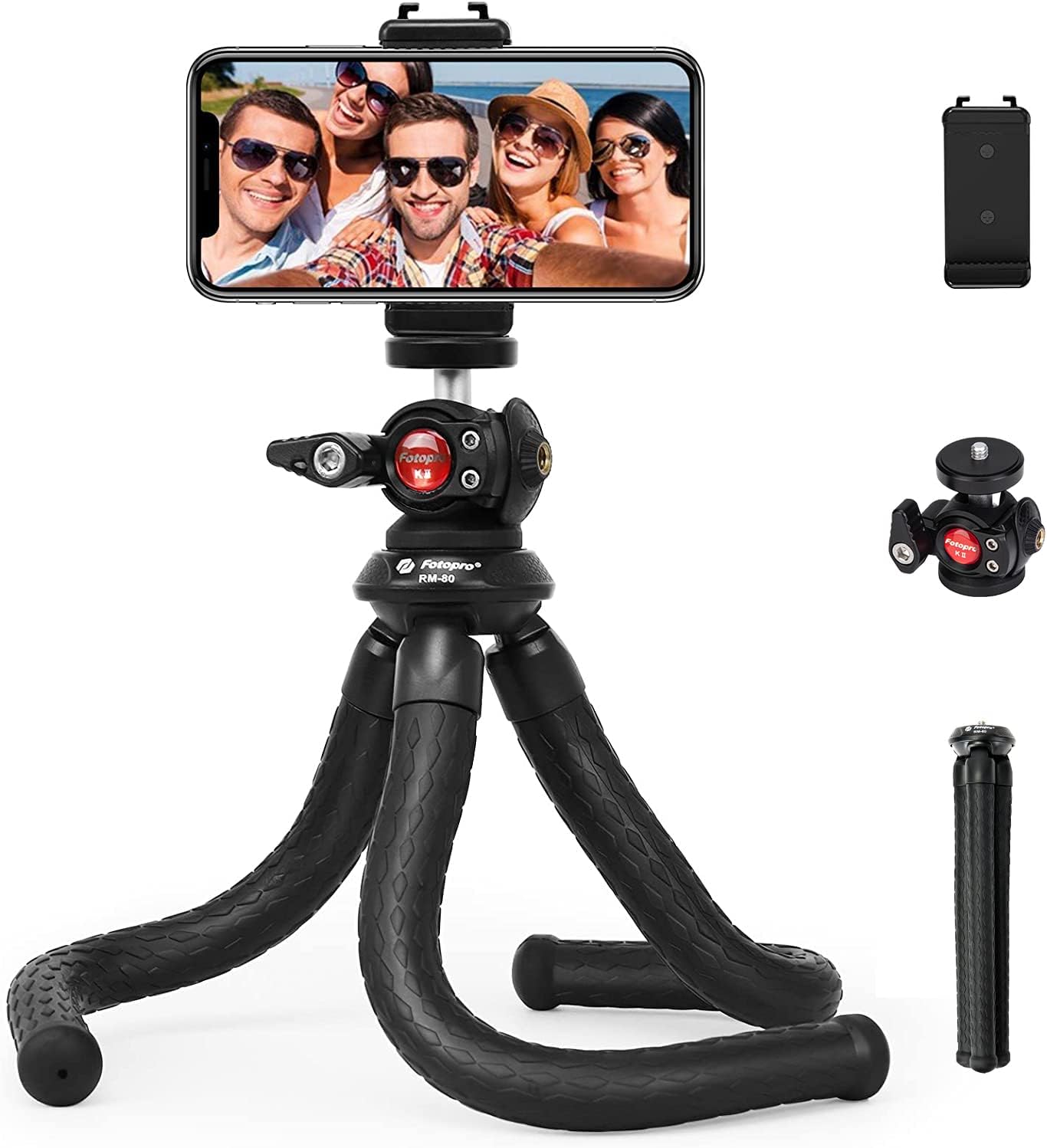Lammcou camera tripod 3in1 mini tripod camera mobile flexible lightweight tripod octopus gorilla tripod tripods tripod for universal binoculars