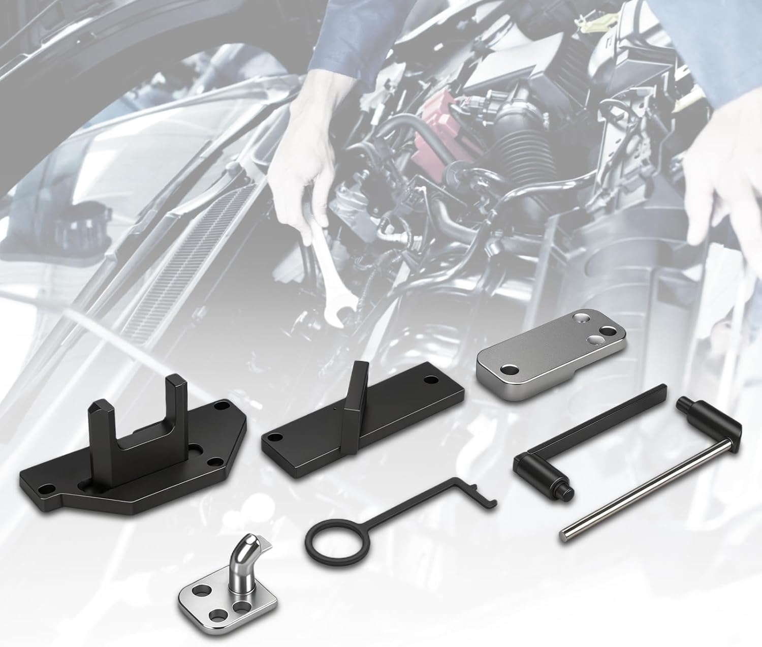 TANIASHOP Kit Messa in Fase Motori PSA 1.0 1.2 PureTech GDI VTi VVT per Peugeot Citroen Opel Toyota – Set Fasatura Professionale Alberi a Camme e Volano