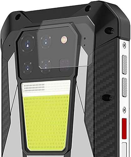 Puccy - Paquete de 2 protectores de lente de cámara, compatible con Unihertz 8849 Tank 3 Adhesivos de cámara de TPU (no vidrio templadono