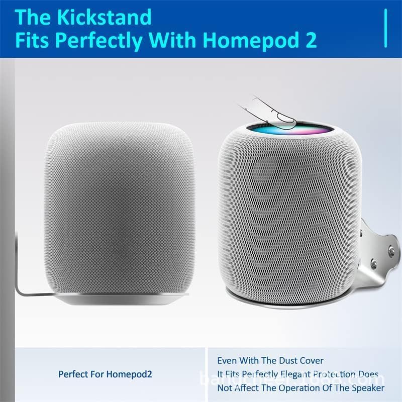 Soporte de pared para Apple HomePod 2 con gestión de cables integrada en color negro 7