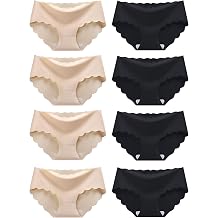 Demifill Teen Girls Seamless Underwear Tagless No Show Panties for Teens Pack of 8 Multipack