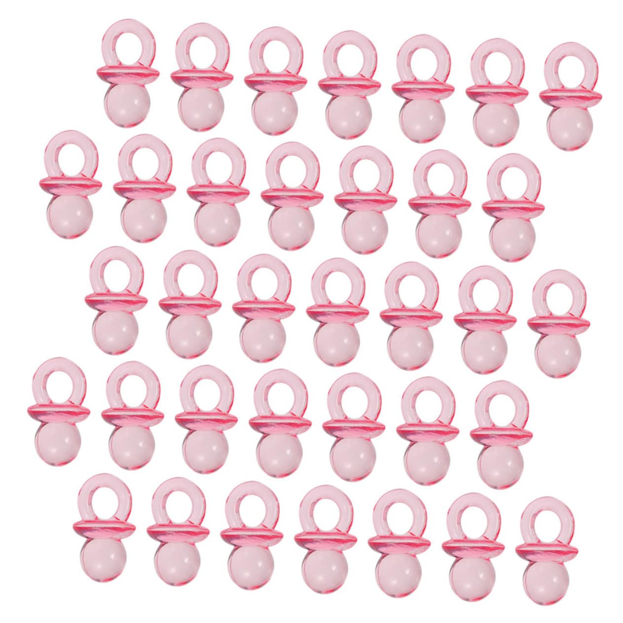 Vaguelly Cute Acrylic Mini Pacifiers 150pcs Baby Shower Decorations Baby Shower Game for Newborn