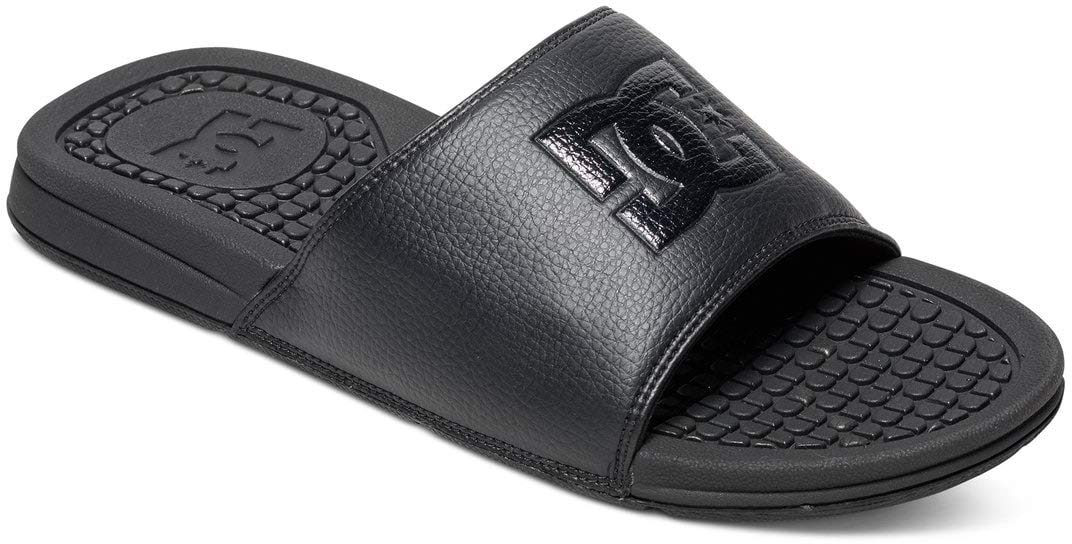 DC Men's Bolsa Slide Sandal Black/Black/Black, 47 EU