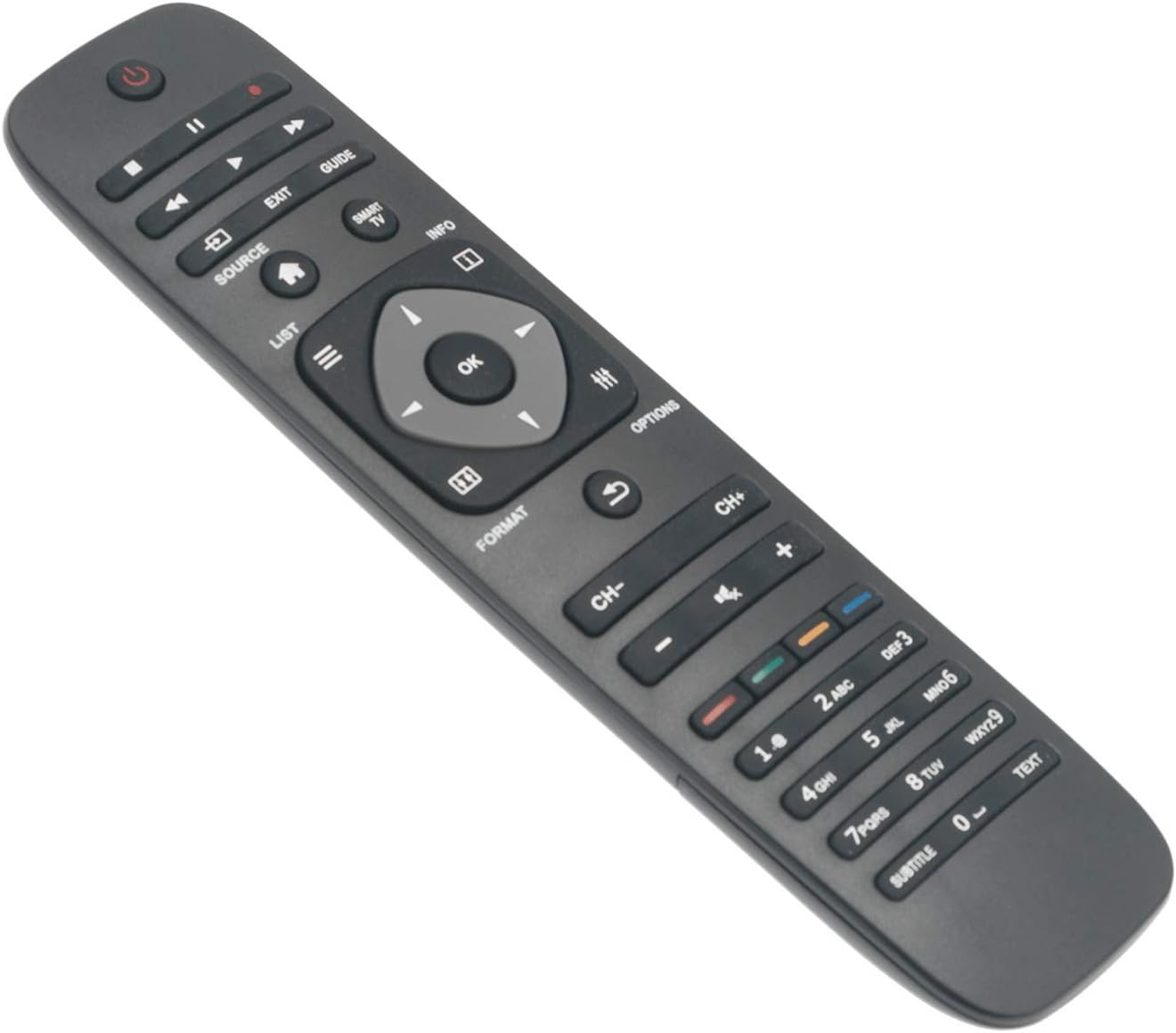VINABTY Remote Control 996590004765 398GR8BD3NTPHT Replacement for Philips LED Smart TV 24PFL4208H 24PFL4208T 32PFL3208K 32PFL3258H 32PFL4208S 32PFL4208T 32PFL4258K 32PFL4258M 32PFL4258T - Image 4