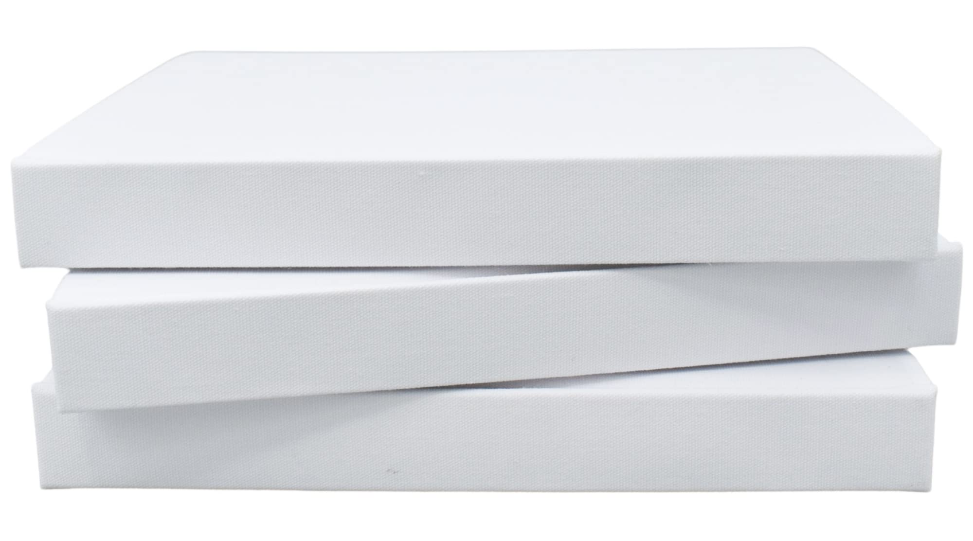 Kigan Home Linen Covered Decorative Books - Set Of 3 Light Grey Fabric Books For Home Decor