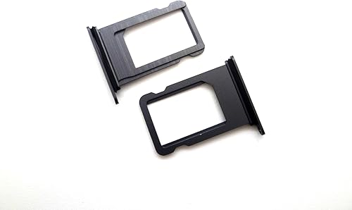 Miniatura 7 de 2 ranuras de repuesto para bandeja de tarjeta SIM individuales compatibles con iPhone SE (2020) (negro)