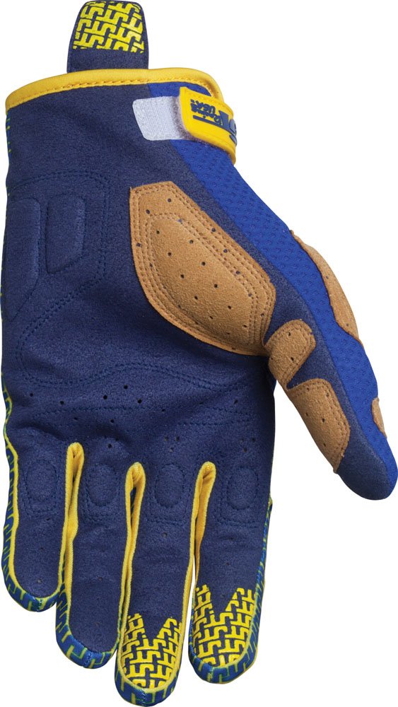 JT RACING USA Flex-Feel Gloves (Blue/Yellow, Medium) : Amazon.co