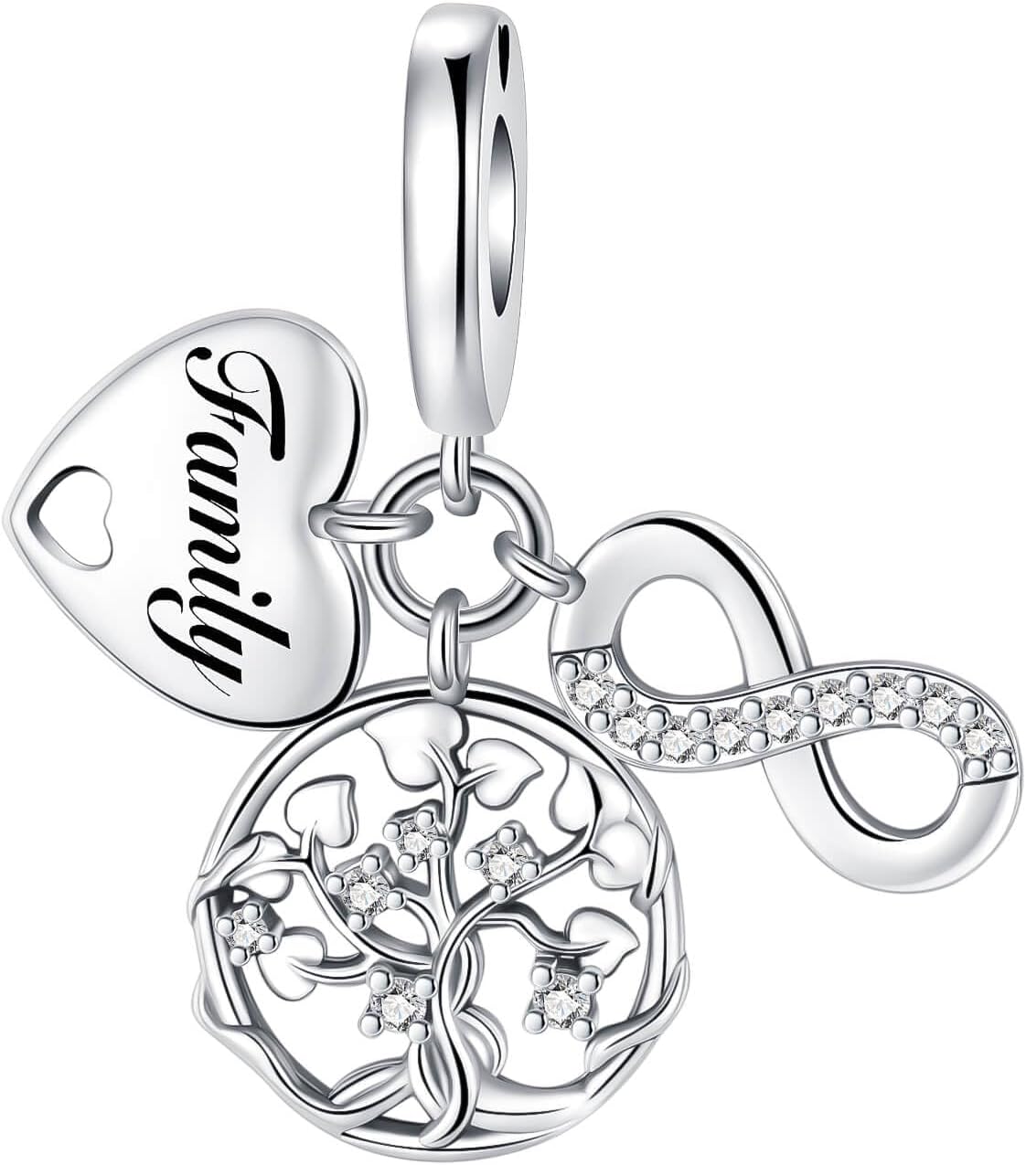 Sun Star Moon Elephant Sunflower Charm for Bracelet Necklace 925 Sterling Silver Charms Happy Birthday Charms for Women Jewelry Gift