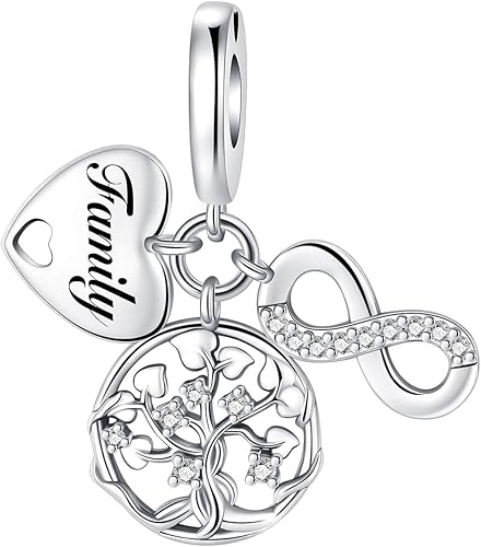Dije de girasol con diseño de estrella y luna y elefante para pulsera, collar de plata de ley 925, dijes de corazón de amor para mujer, regalo de