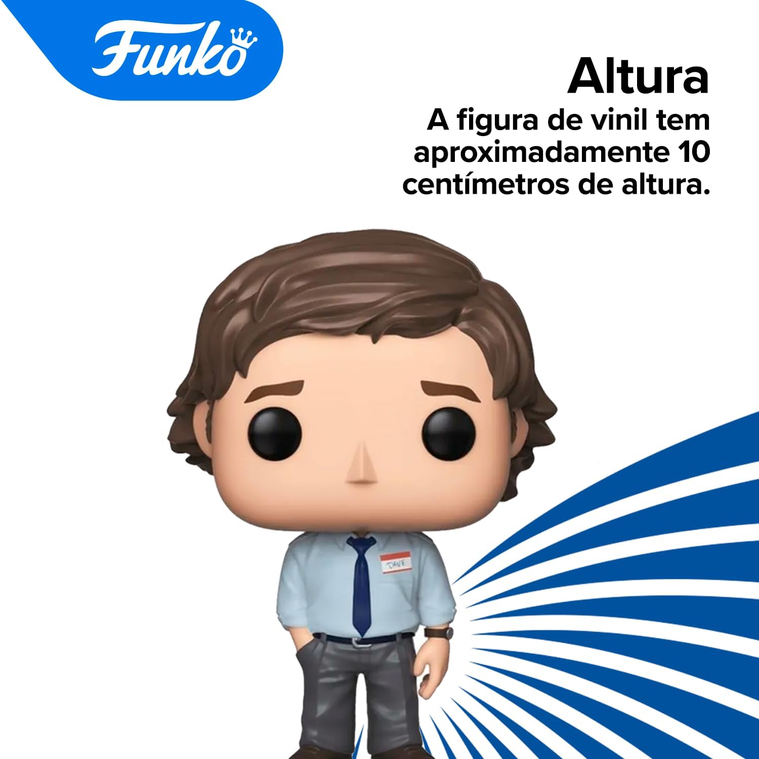 Boneco, Candide, Funko POP! Jim Halpert, The Office - 10 cm