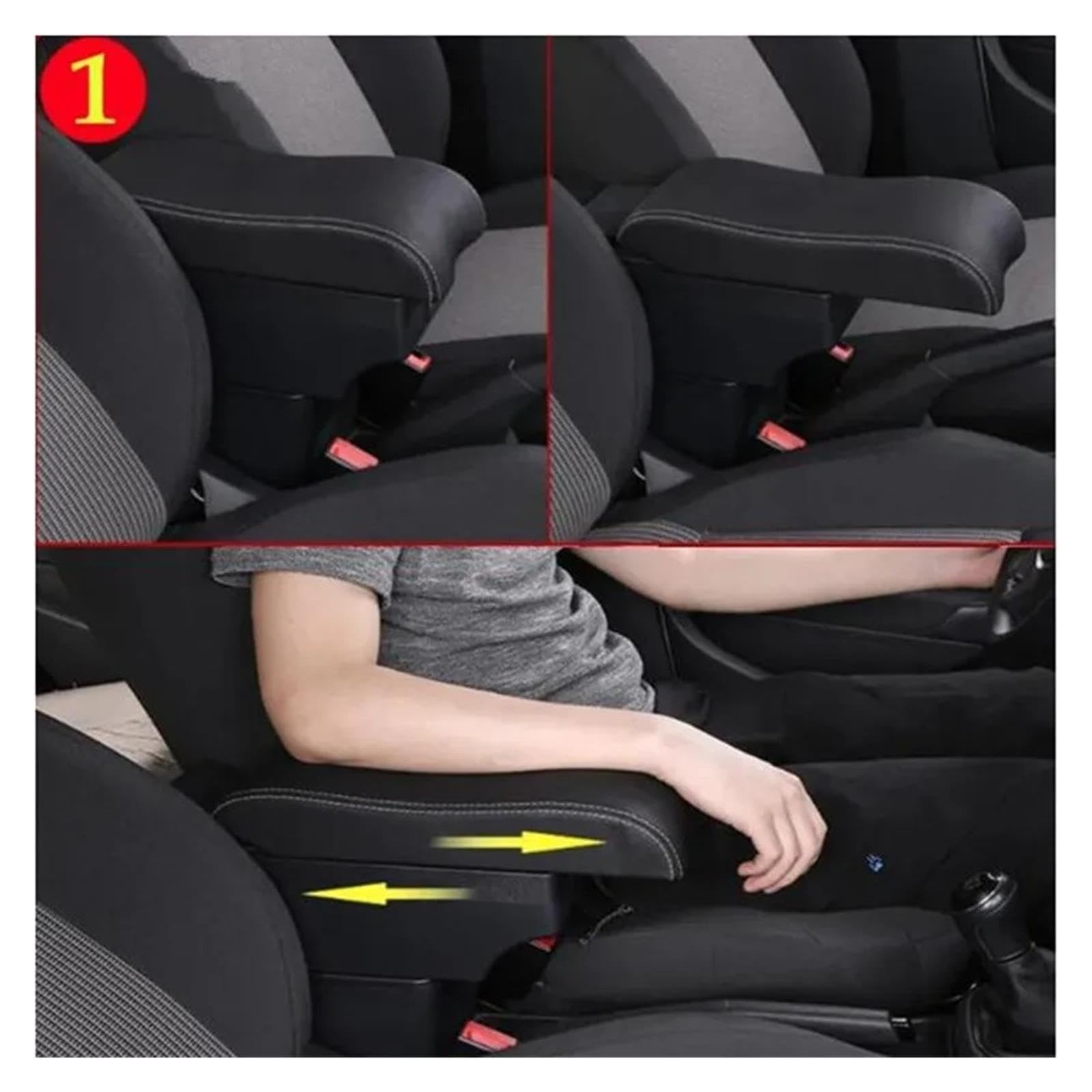 per Dacia per Duster per Oroc 2012-2018 Box Bracciolo Auto