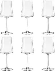 Jogo de 6 tacas para vinho branco Xtra em cristal ecologico 360ml A23,5cm