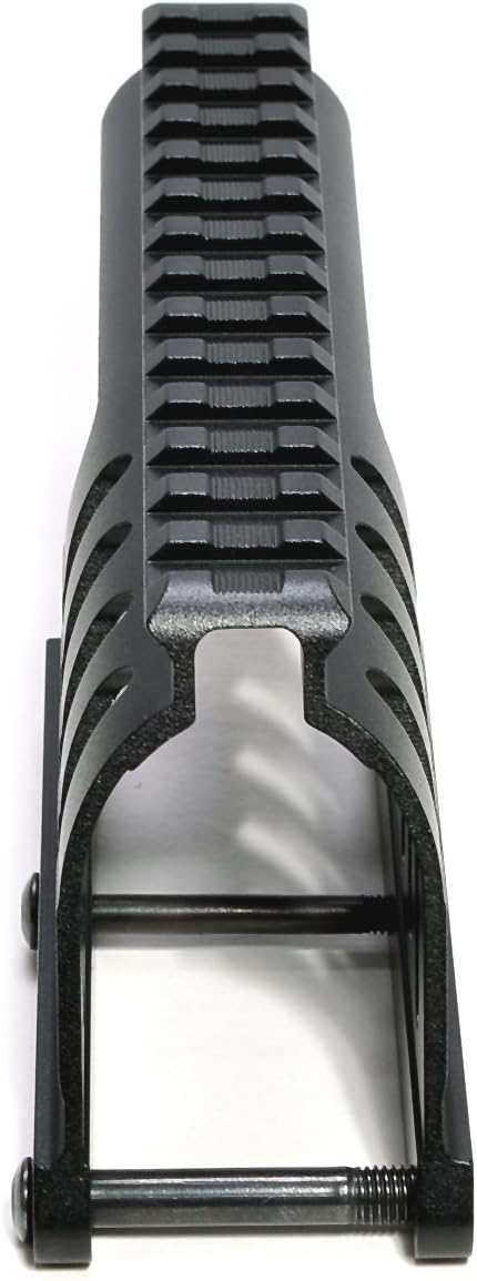 Hammers Shotgun Scope Saddle Mount for 12GA 870 Pump with Weight Reduction Lightening Skeleton Side Walls