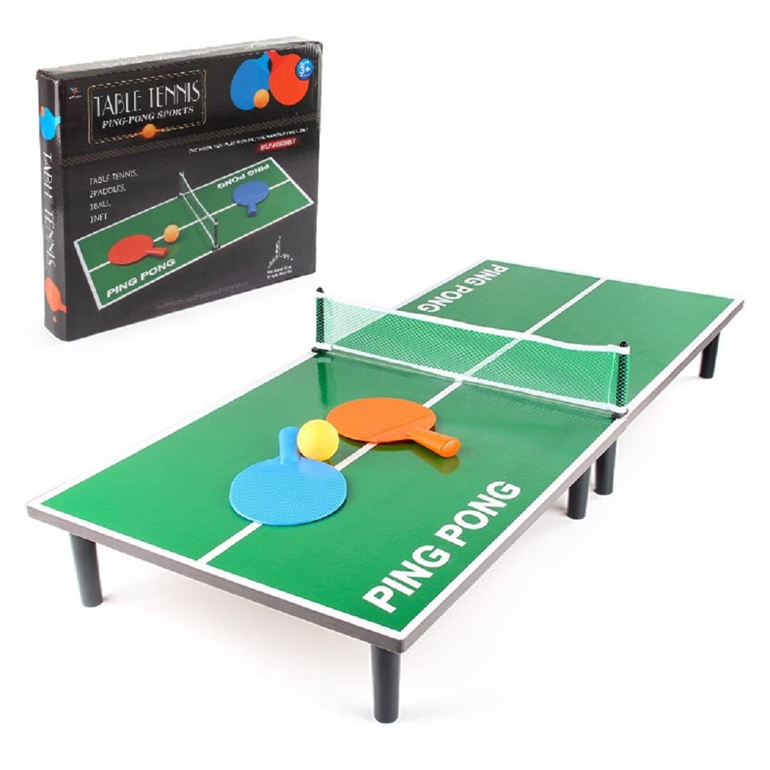 Mini Table Tennis Board Portable Desktop Ping Pong Table for Outdoor Outing or Indoor Large Size