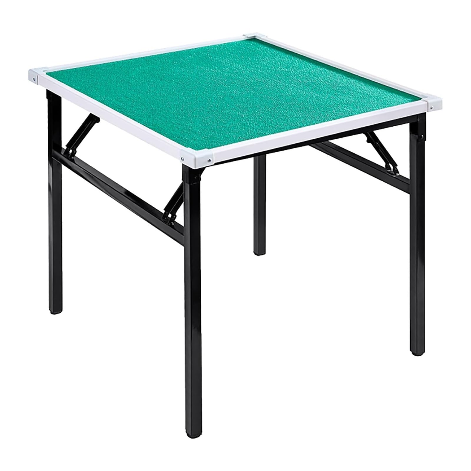 Składany stół mahjong dla 4 graczy z filcową powierzchnią i szufladą, idealny do gier karcianych, mahjong i gier planszowych, wysokość 75 cm