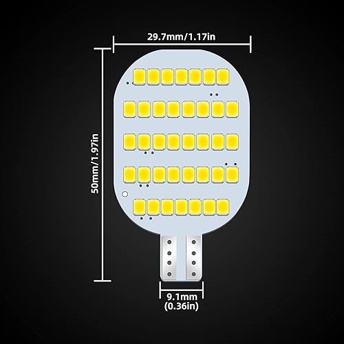 Miniatura 3 de AOICANKI T10 921 922 912 - Bombillas LED interiores para 12 V RV techo cúpula luz de casa rodante, luces de interior para caravana, remolque,