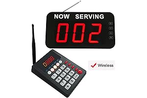 Now Serving Ticket Take A Number (1 Keypad 1 Display)