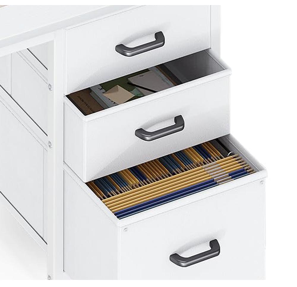Amazon.com: AODK 51 Inch Computer Desk with Drawers & USB Power