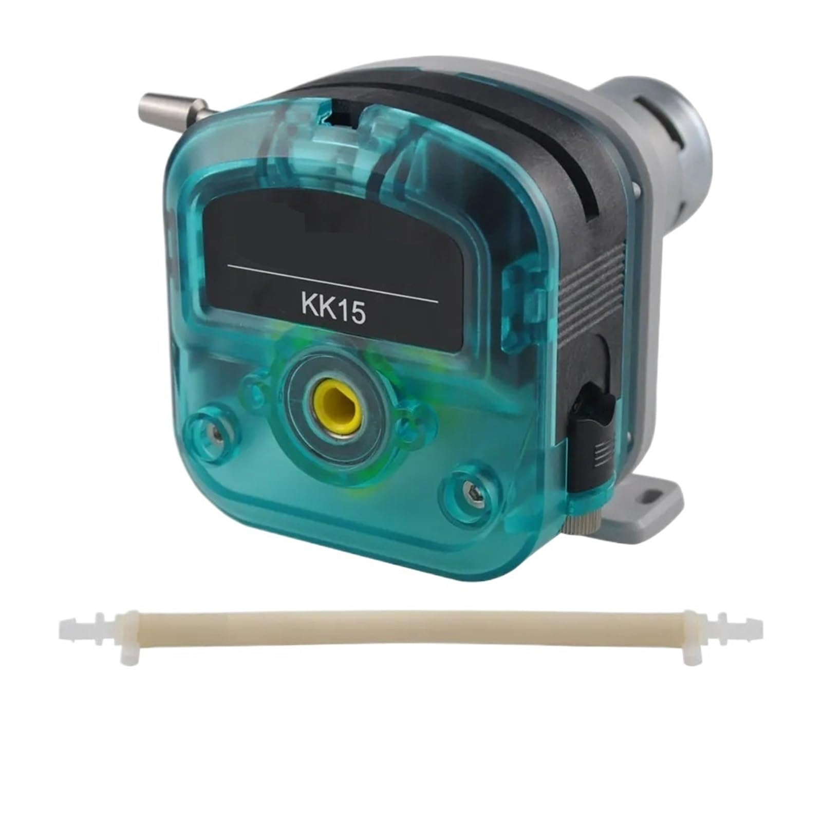 JWBSTUIW L Type KKDD High Flow Peristaltic Pump 12V 24V DC Motor Gear Transmission Self-Priming Pump for Liquid Transfer(KKDD-24S18L A)