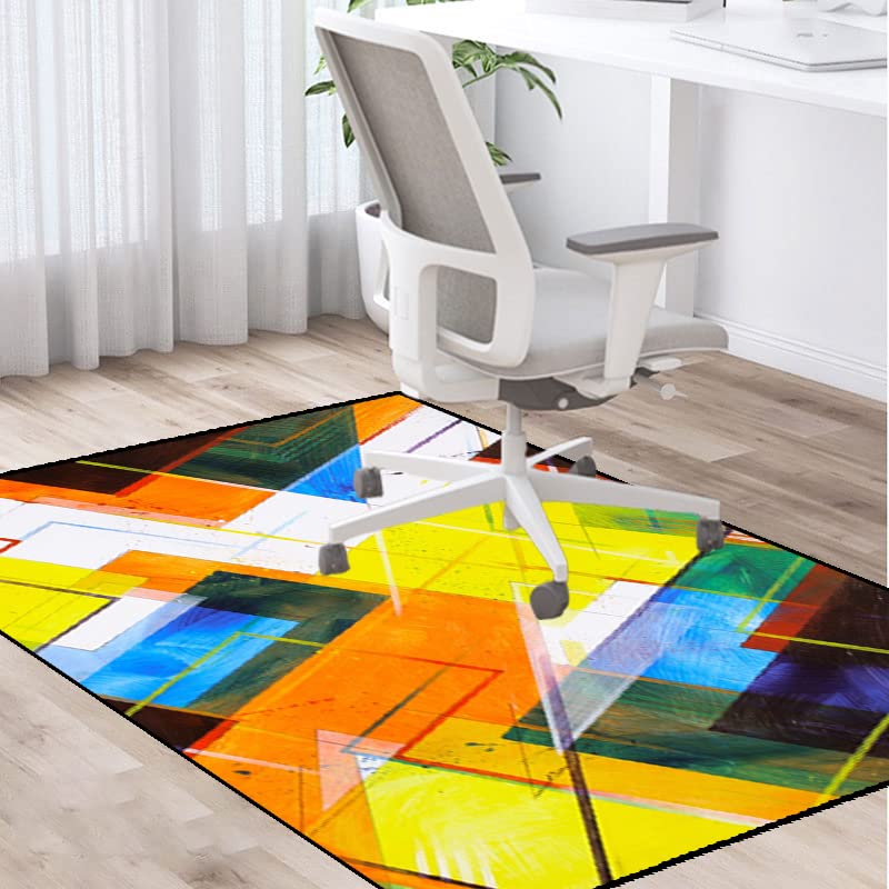 PLMM Stoel Mat 140 * 160 cm, bureaustoel mat, antislip vloer beschermende mat, vloermat voor bureaustoel, computer stoel mat voor hardhouten vloeren versieren kantoor, gaming kamer