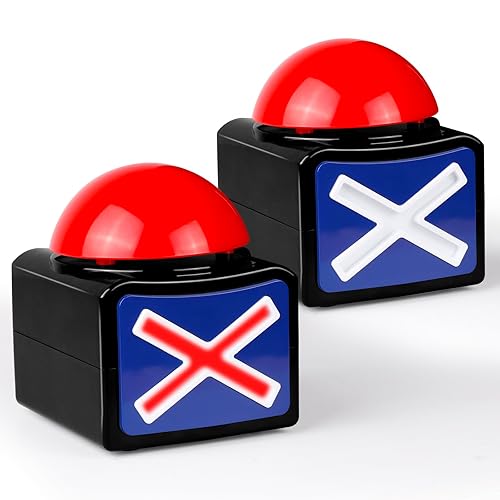 BEAN LIEVE Game Buzzers with Sound - 2 Pack Buzzer