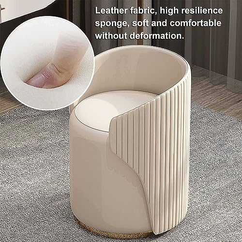 Silla de maquillaje con respaldo comodo y taburete acolchado suave Petite Vani 5