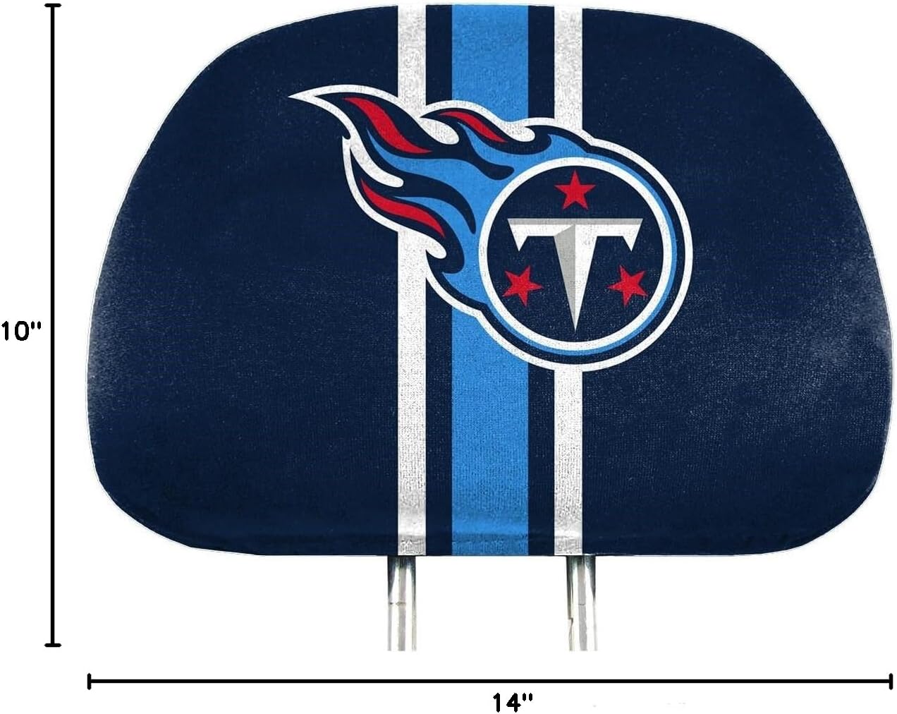 FANMATS NFL Unisex-Adult Printed Headrest Cover