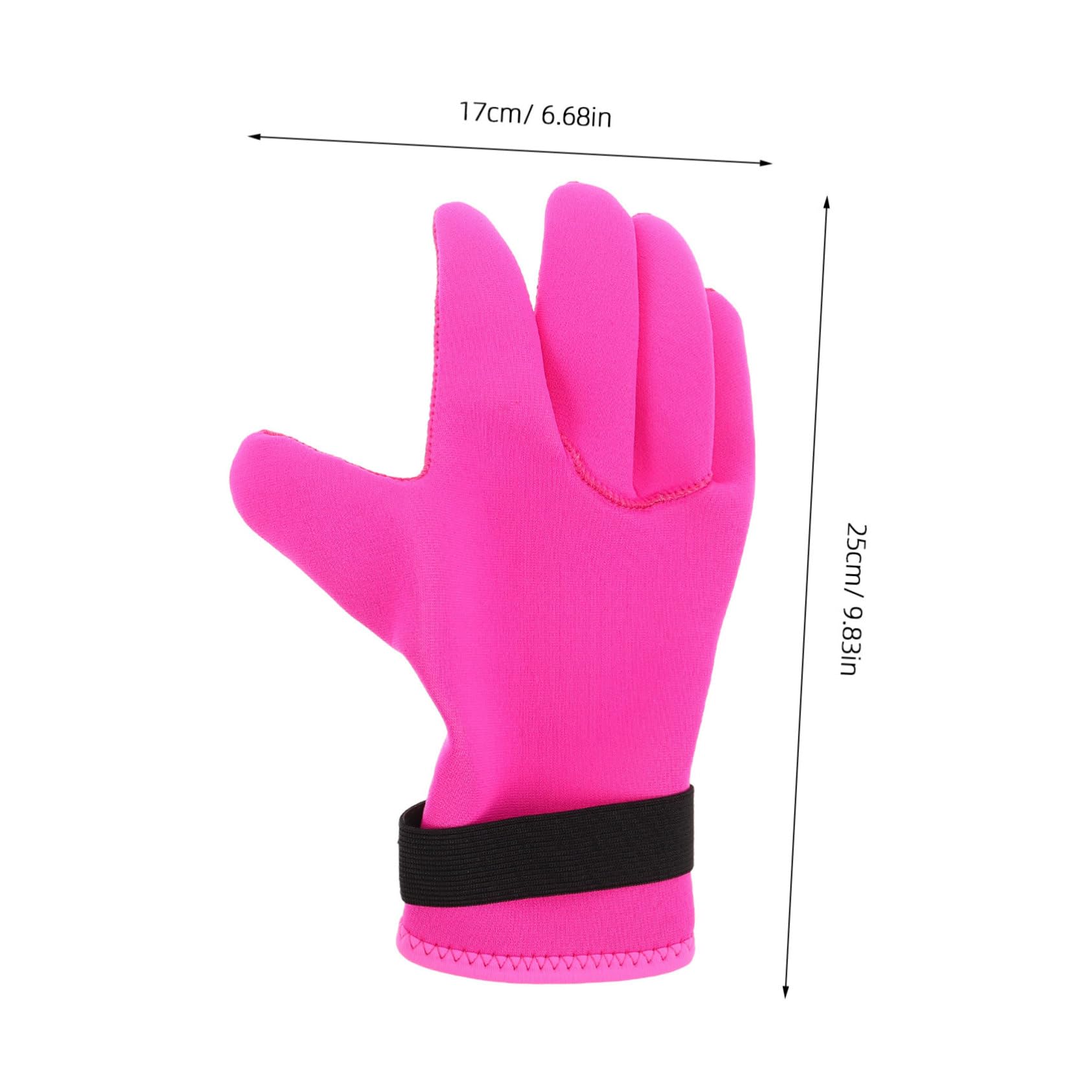 Guanti Da Sub in Neoprene Da Cinque Dita Senza Cuciture Per Immersioni Subacquee Snorkeling Surf e Protezione Dall Acqua Fredda