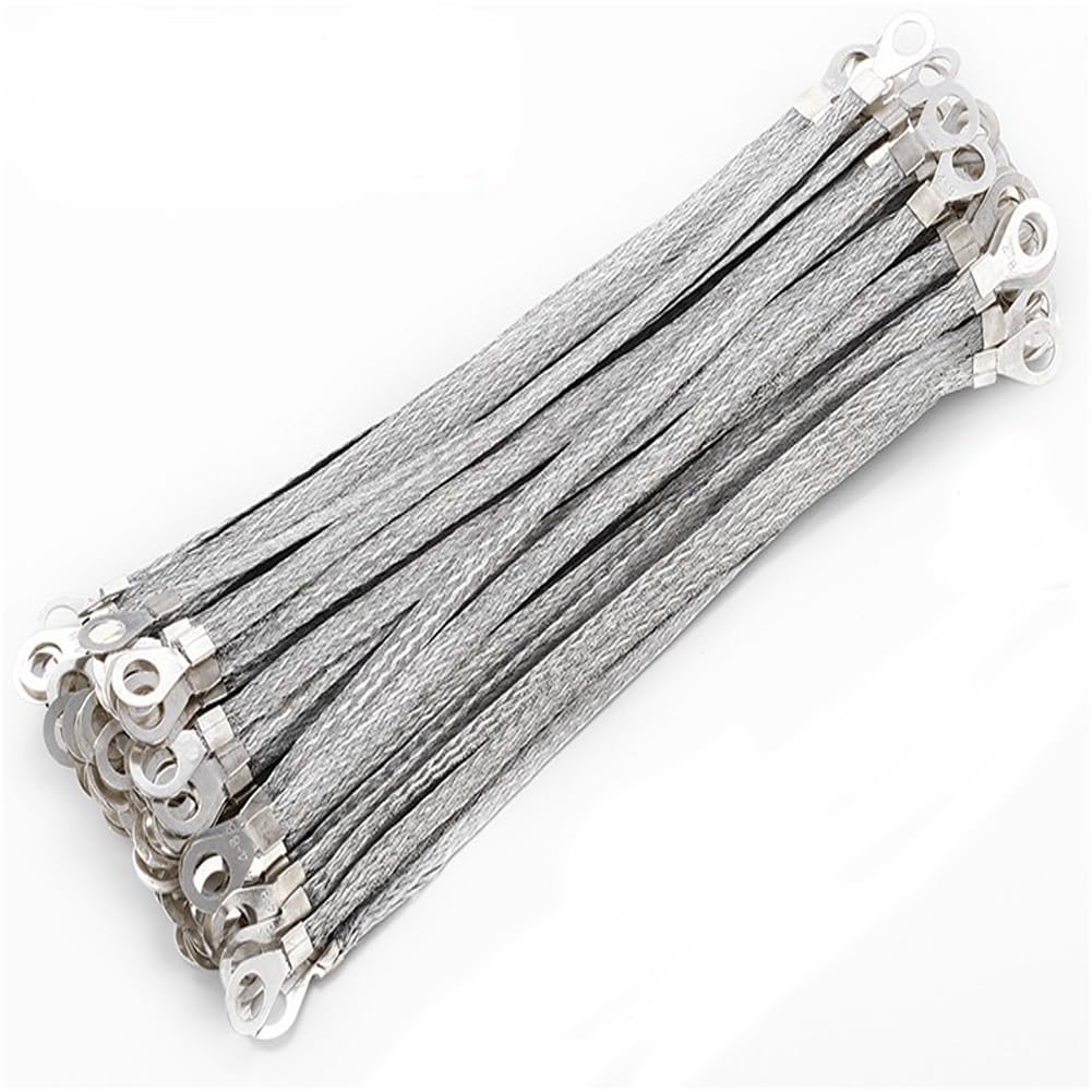Erdungsbandgewebe, Lign-Verbindung, Erdungsdraht, verzinntes Kupfer, 2,5-6,0 mm², 200-300 mm, Packung mit 100 (6#300 mm)