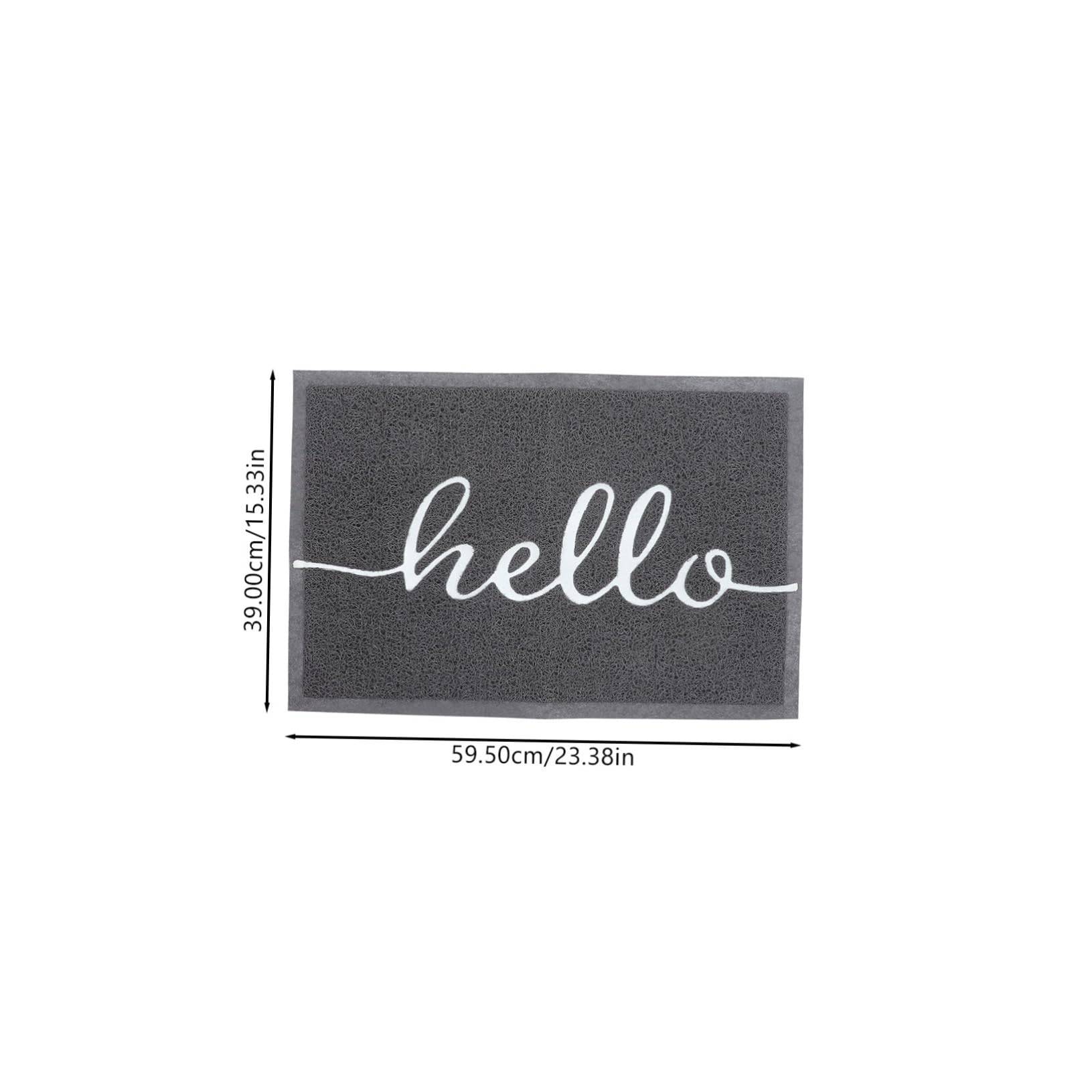 GRIRIW Entryway Door Mat Non-Slip Anti-Skid Floor Mat Front Door Rug PVC Material for Home Commercial Use