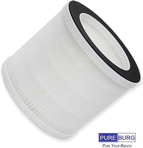 Miniatura 3 de PUREBURG Demi - Filtros de repuesto HEPA verdaderos compatibles con purificador de aire Afloia Demi, H13 Air Clean Dust VOCs Olor Mascotas Pelo