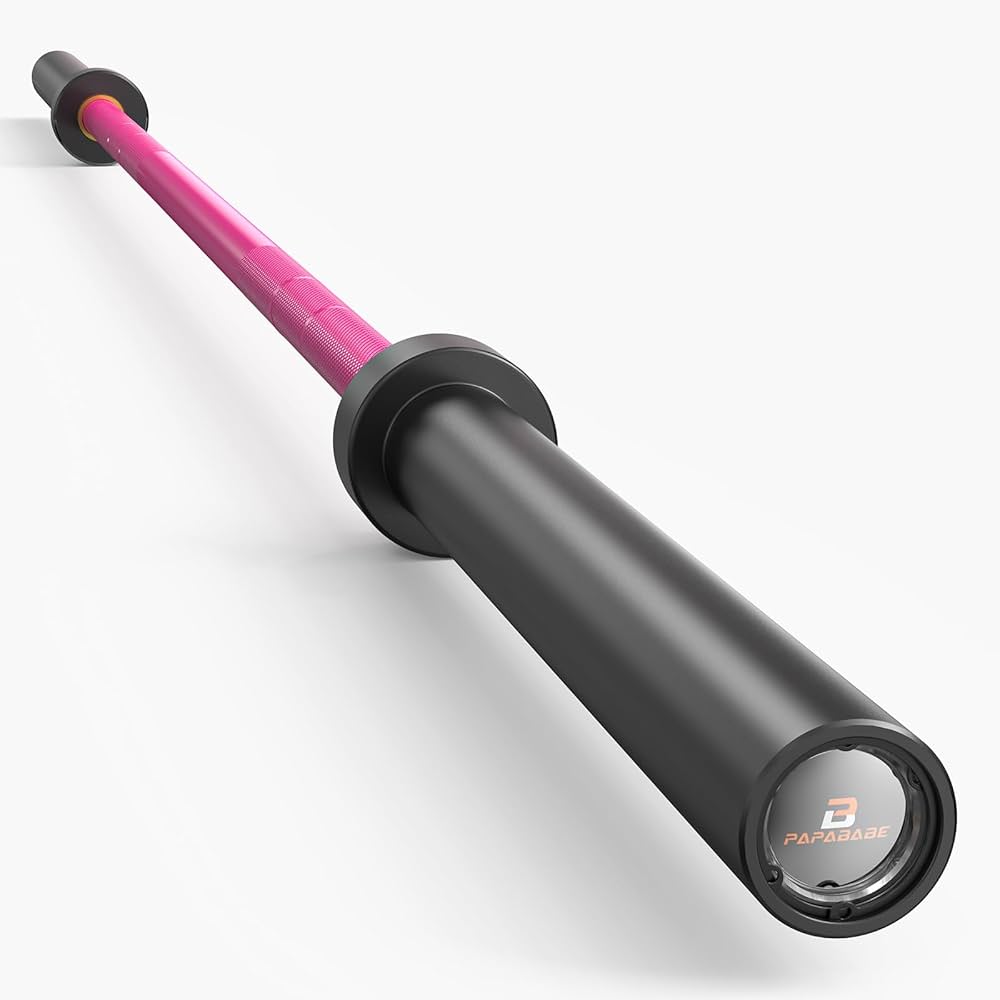 Amazon.com : PAPABABE Women's Pink Olympic Weightlifting Bar