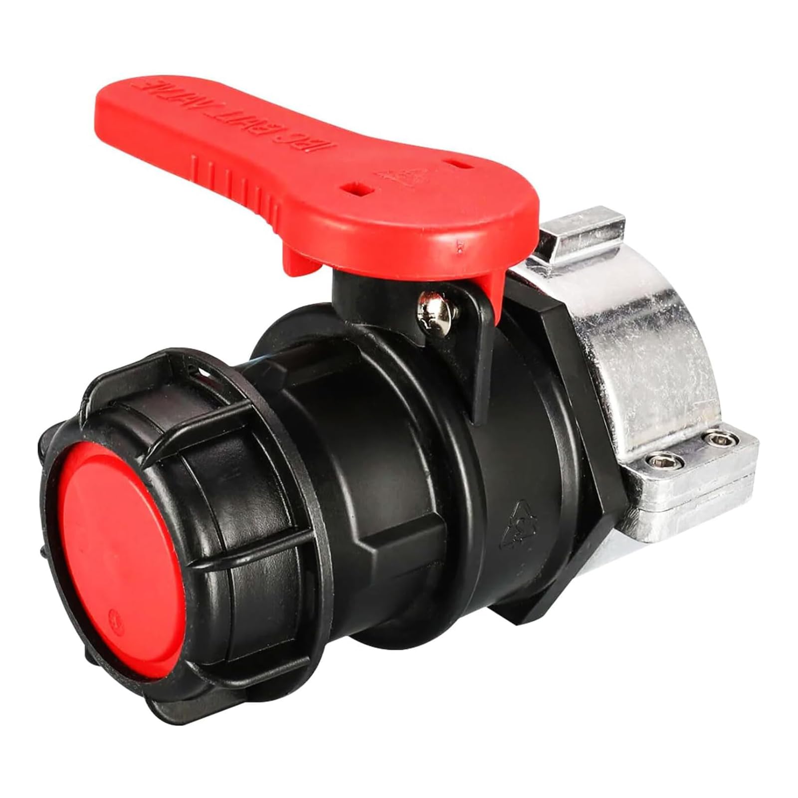 Hdoytxxm Multicolor Erosion Resistant 75Mm Ball Valves Adapter Aluminum Adapter For Containers Rainwater Tanks Drainage Systems Aluminum Abs Drain Valves For Rainwater Tanks