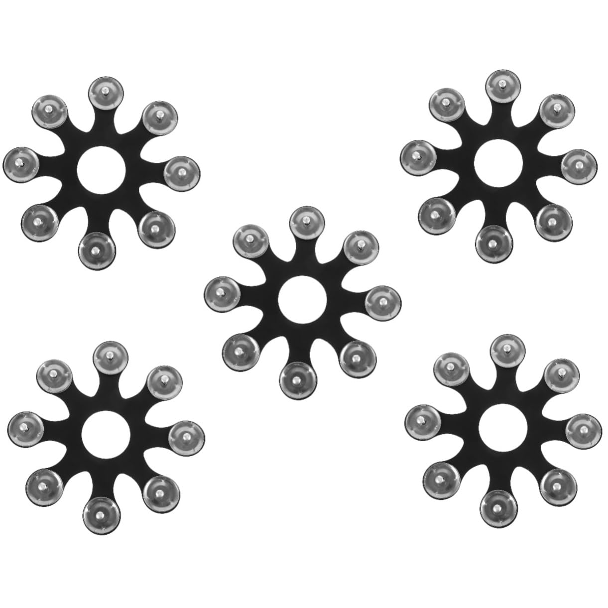 ibasenice 5stücke Cymbal Tambourine Zubehör Reihig Aus Edelstahl Pet Für Schlagzeug Verbessert Rhythmus Musikalität Hihat-accessoire Für Drummer Vielseitig Einsetzbar Langlebig