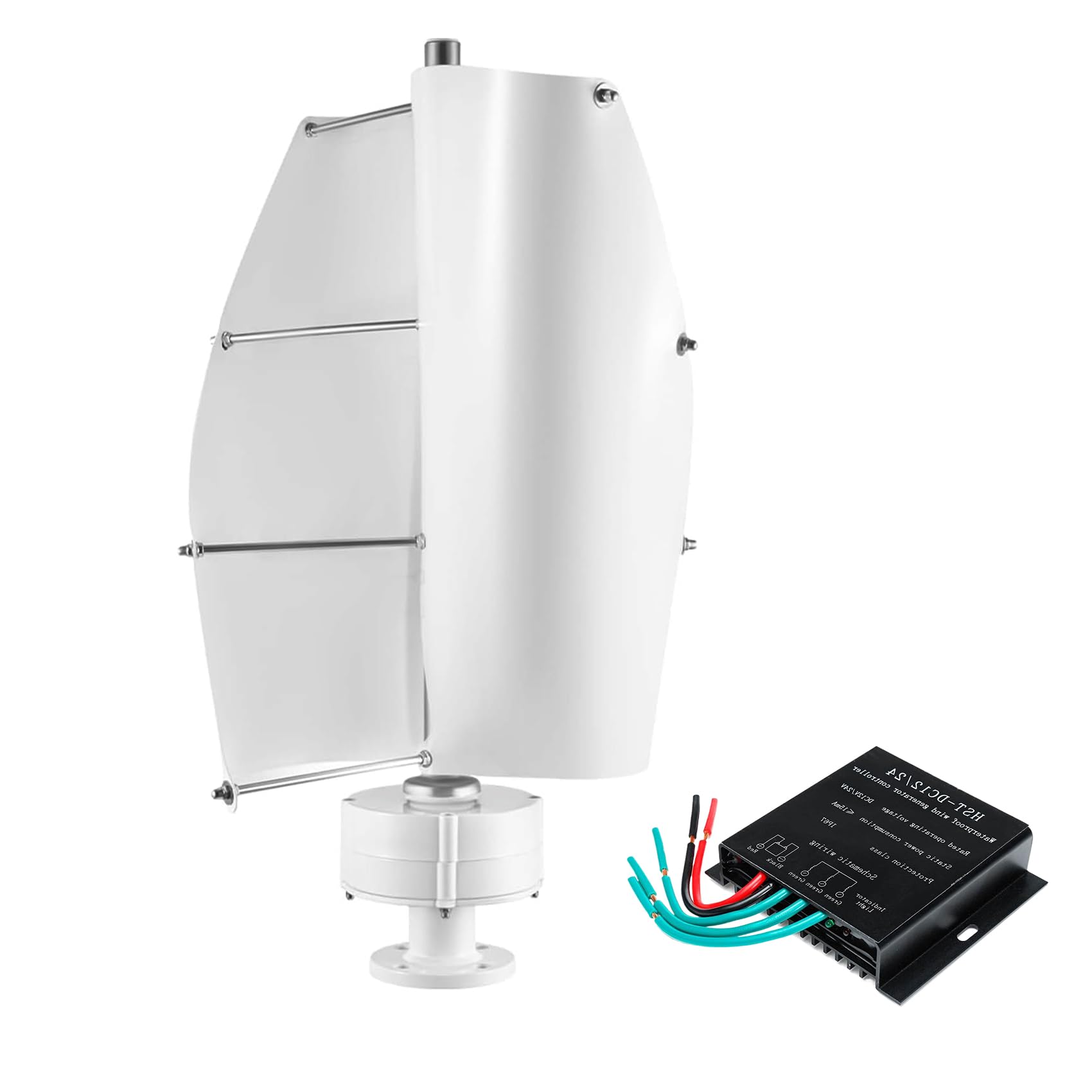 Kit de generador de viento de 8000 W, salida de CA de 220 V, solución de energía renovable ecológica para uso doméstico, sistema completo con controlador, fuente de alimentación eficiente para Estados