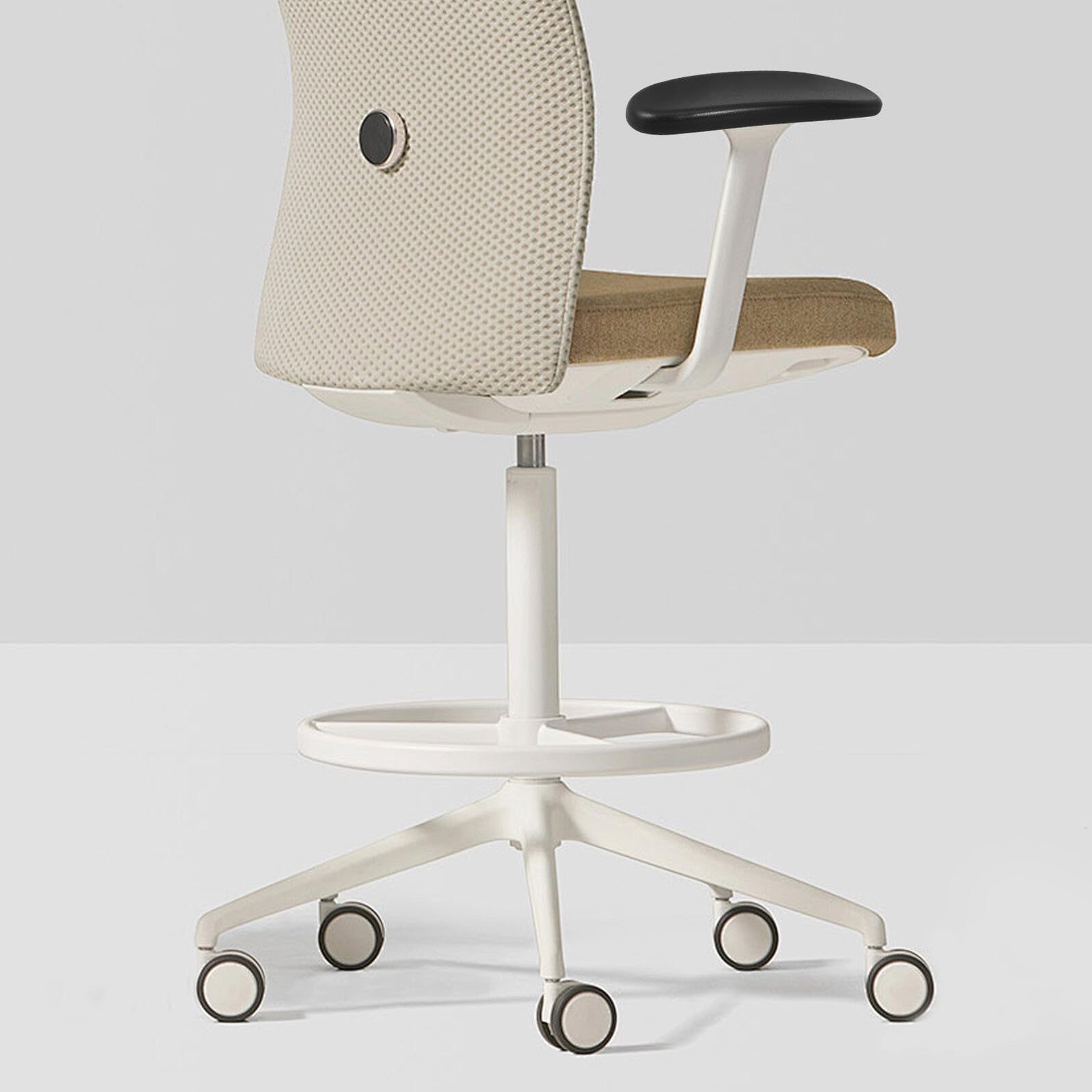 Almohadillas Reposabrazos Silla Oficina Aplicables Cojín Ergonómico Repuesto para Sillas Gamer y Ruedas