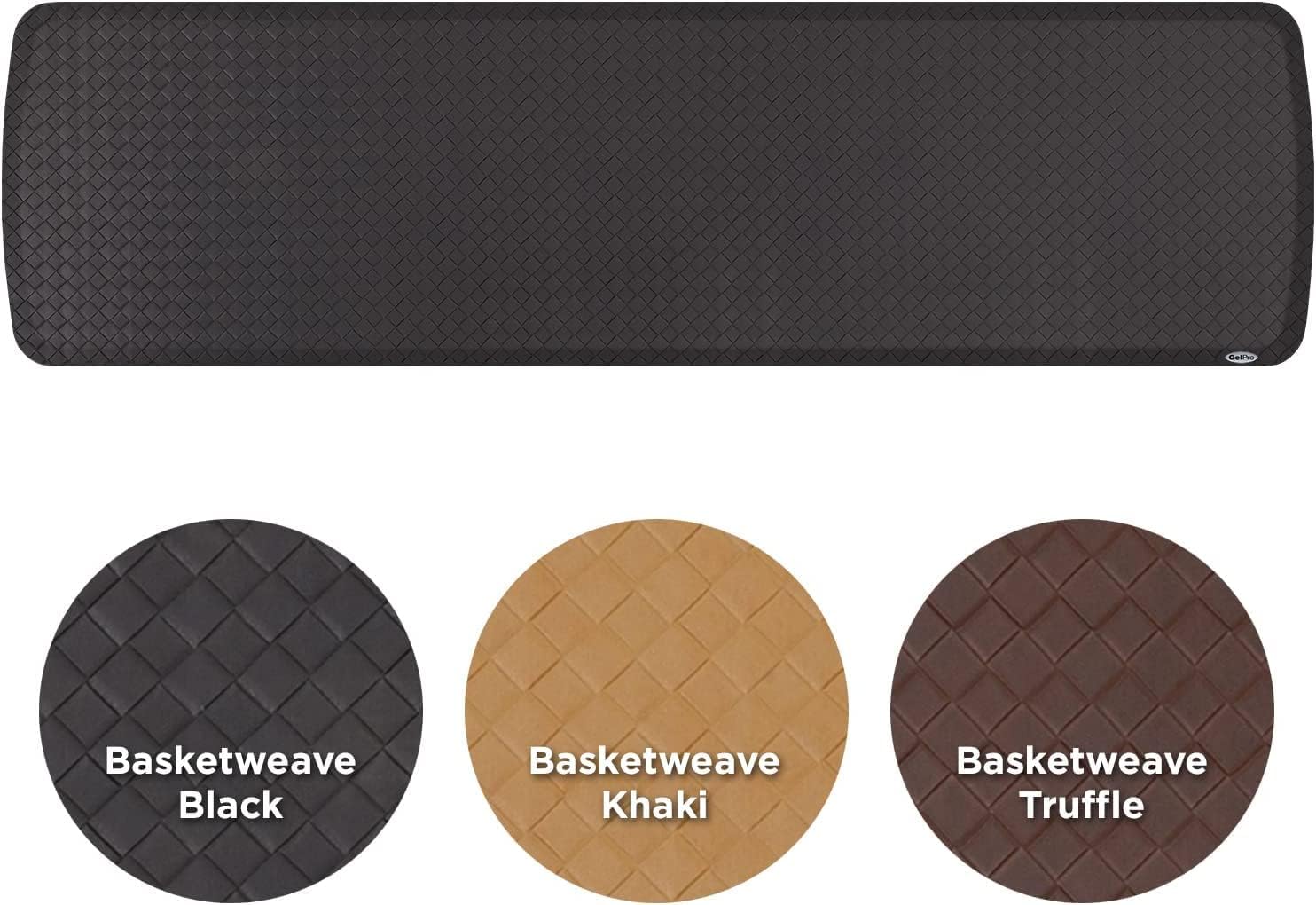 Basketweave Anti-Fatigue Floor Mat with Waterproof Surface
