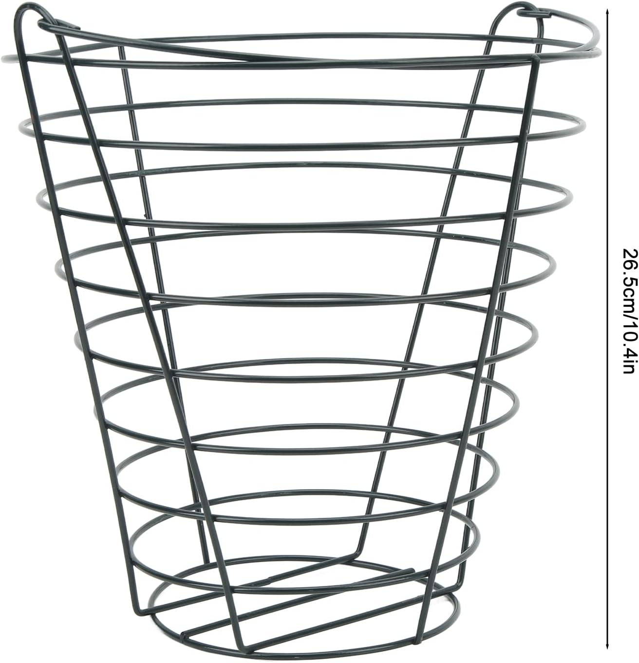 Golf Ball Storage Basket, Metal Bucket Golf, Lightweight Golf Ball Holder, Large Capacity Golf Basket Container, with Foldable Handle for Golf Course