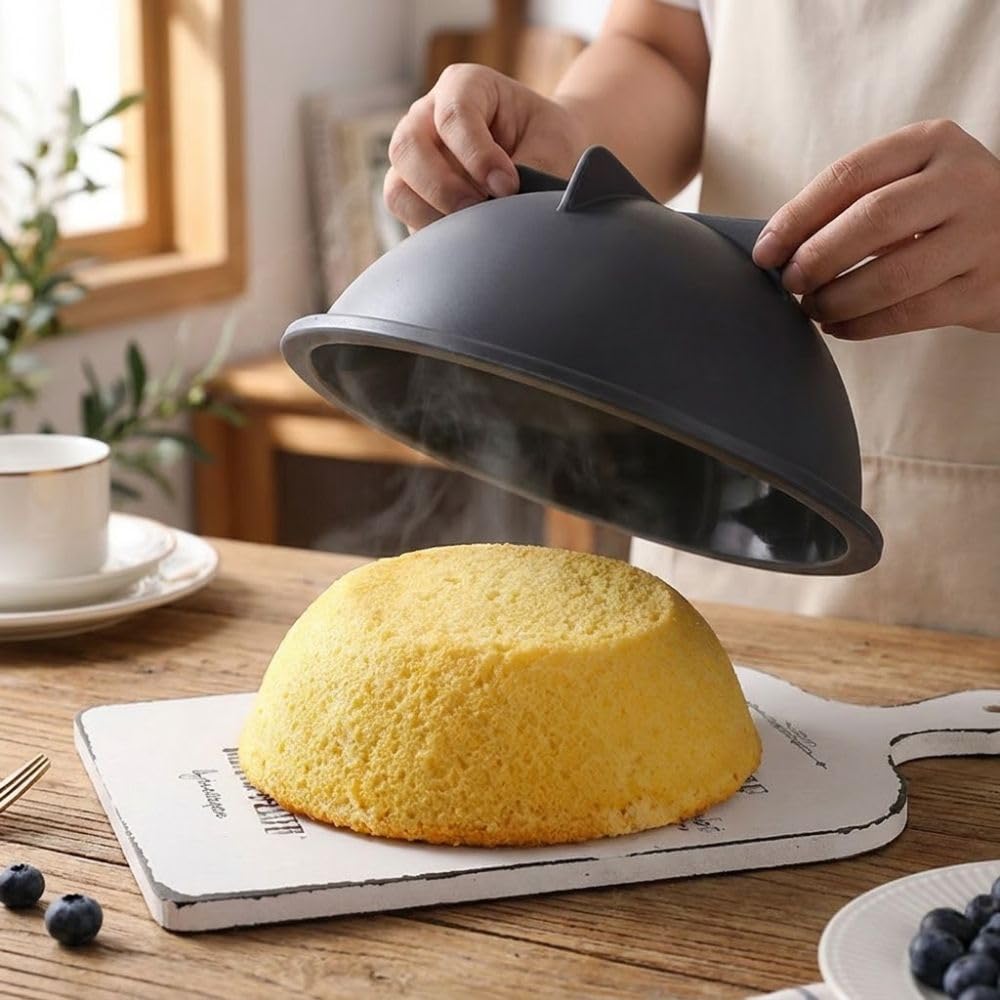 Molde de silicona para tartas, molde flexible antiadherente de media bola para hornear, fiestas de cumpleaños, postres temáticos de fútbol, pudín y dulces, paquete de 2