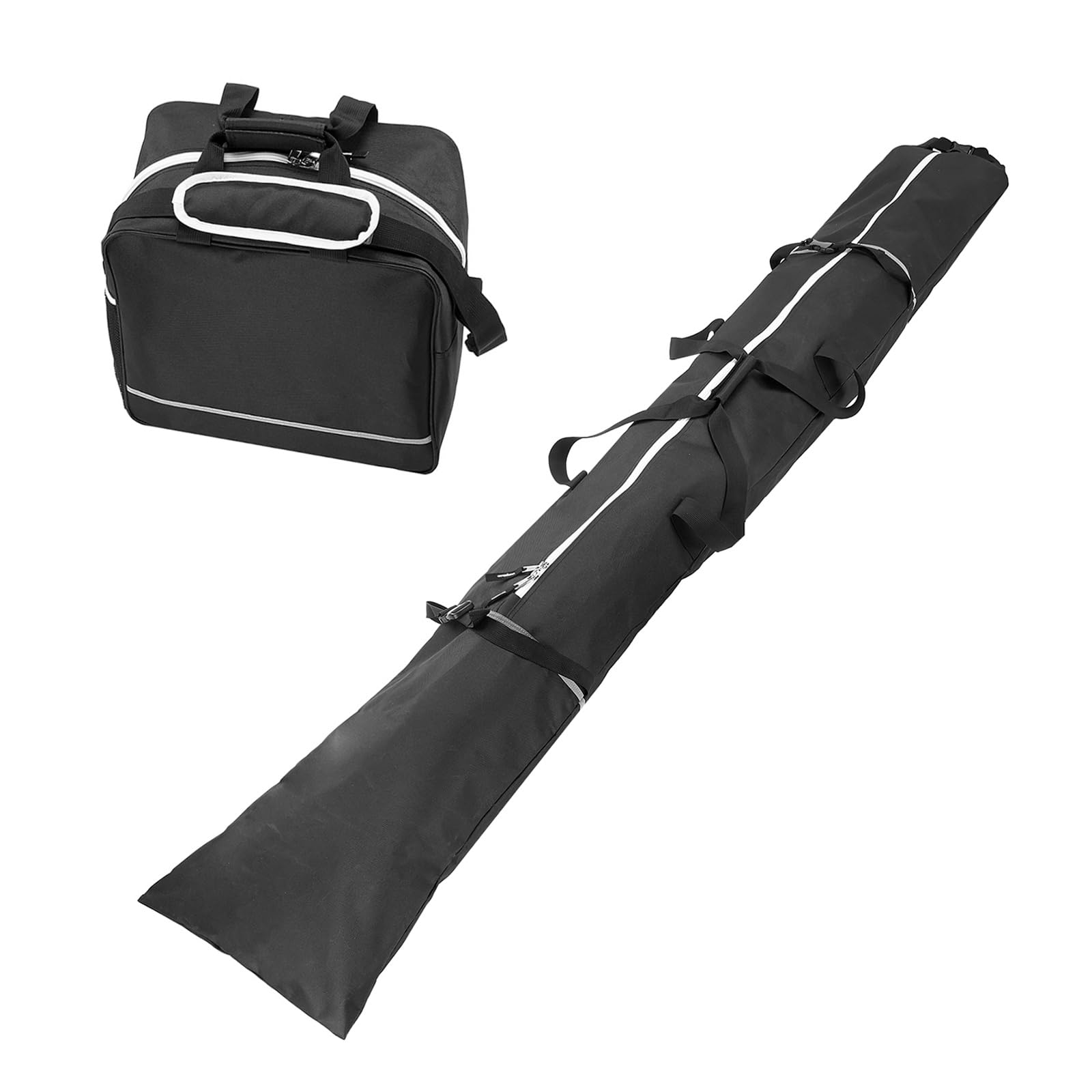 Zweiteilige Snowboard- und Stiefeltasche, Ski-Ausrüstungstasche & Skischuhtasche, Kombi, große Kapazität, wasserdichte Ski-Reisetasche, zweiteilige Snowboard-Reisetasche, Skizubehör-Tasche