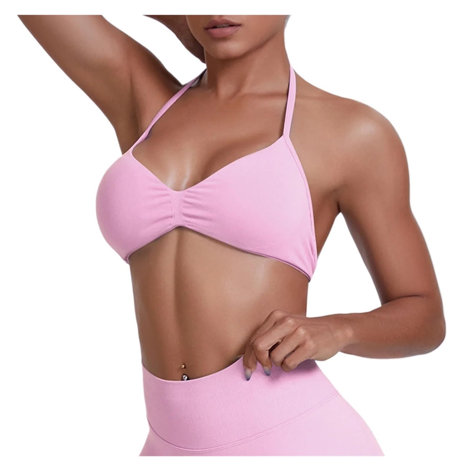 Sport BH Damen Sport-BH for Damen, Fitnessstudio, Oberteile, Sportbekleidung, weibliche Unterwäsche, Yoga-Kleidung, atmungsaktiv, Fitness, Crop Top, Push-up, Workout-BHS
